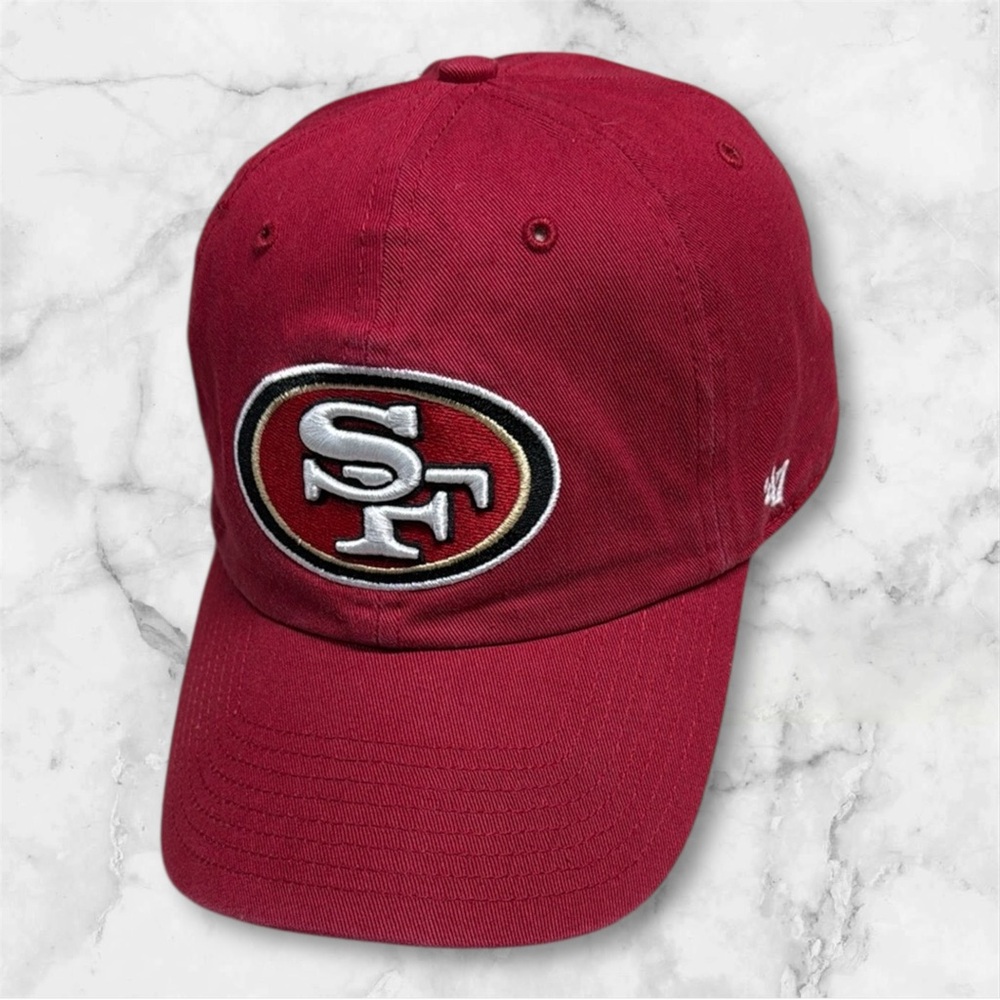NFL team apparel Red San Francisco 49ers Baseball Cap unisex